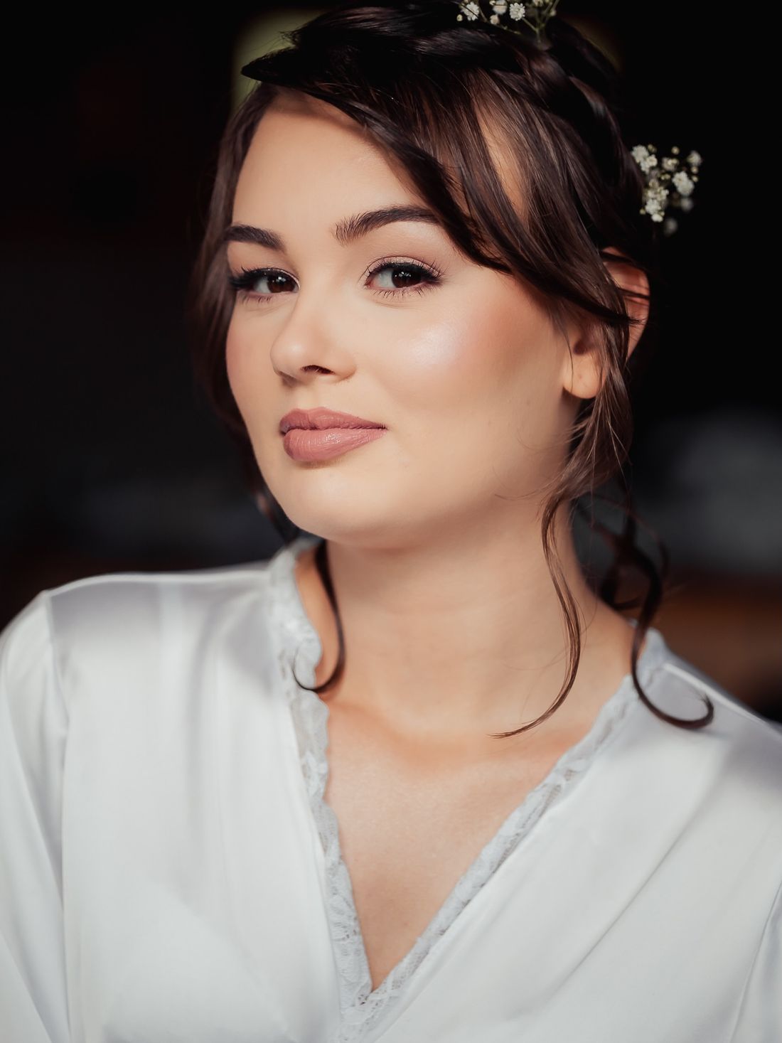 Noiva de roupão